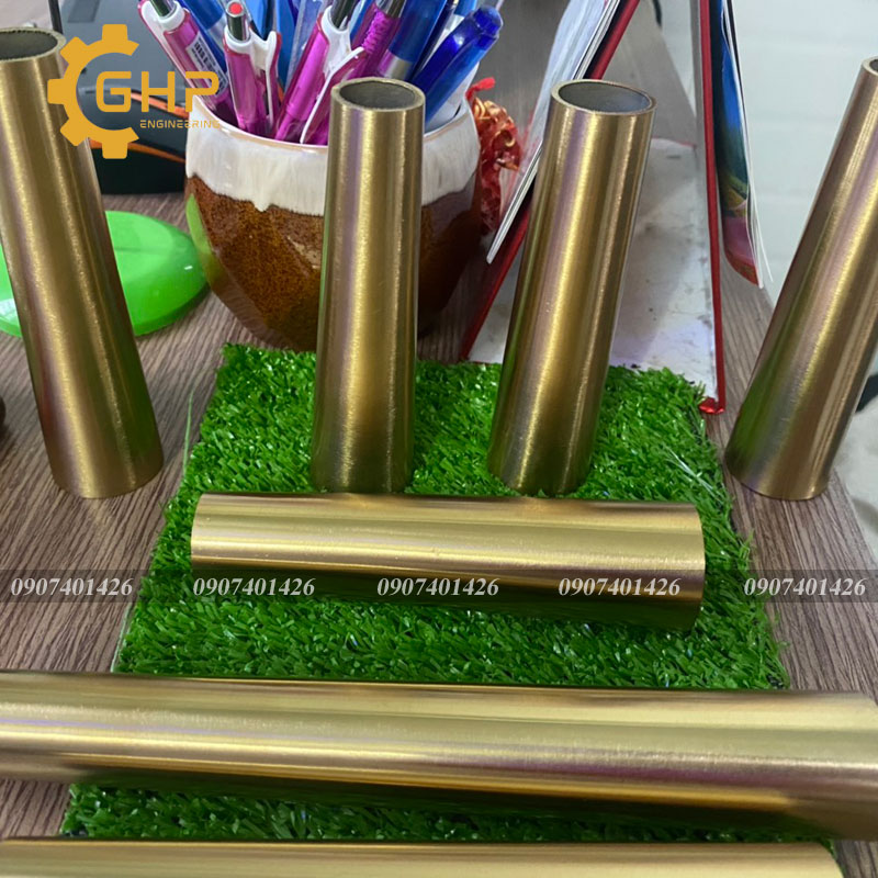Ống côn inox chụp chân bàn ghế gỗ-ống bọc chân bàn ghế-phụ kiện chân bàn ghế