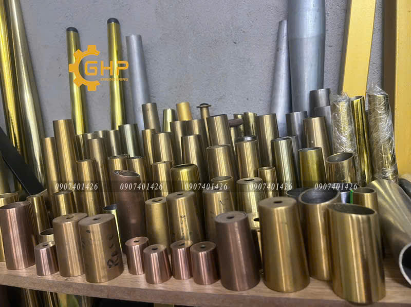 Ống chụp inox mạ pvd đa dạng mẫu theo yêu cầu